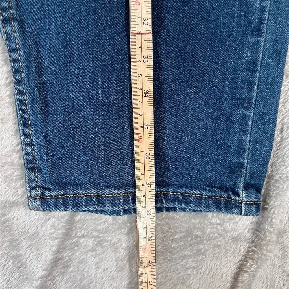 Levi's Jeans W38 L29 Blue Men's 505 Medium Wash Straight Leg Denim